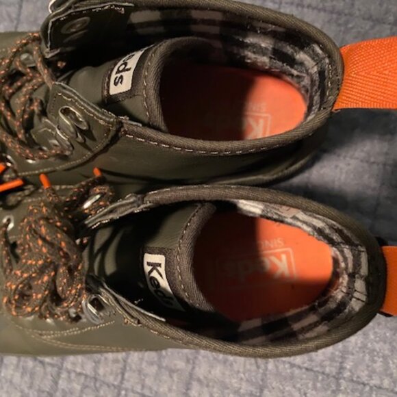 Keds Scout II Duck Ankle Boots Waterproof 8 Womens Olive Green EUC - Picture 2 of 5